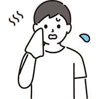 冬場や真夏の発送イメージ